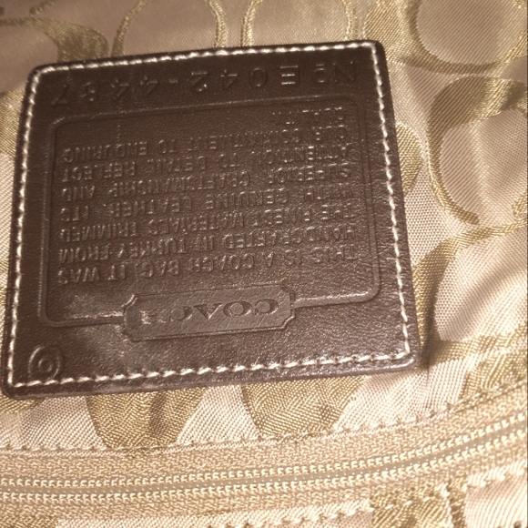 Coach Red Fabric and Leather Bucket Handbag - Picture 4 of 8